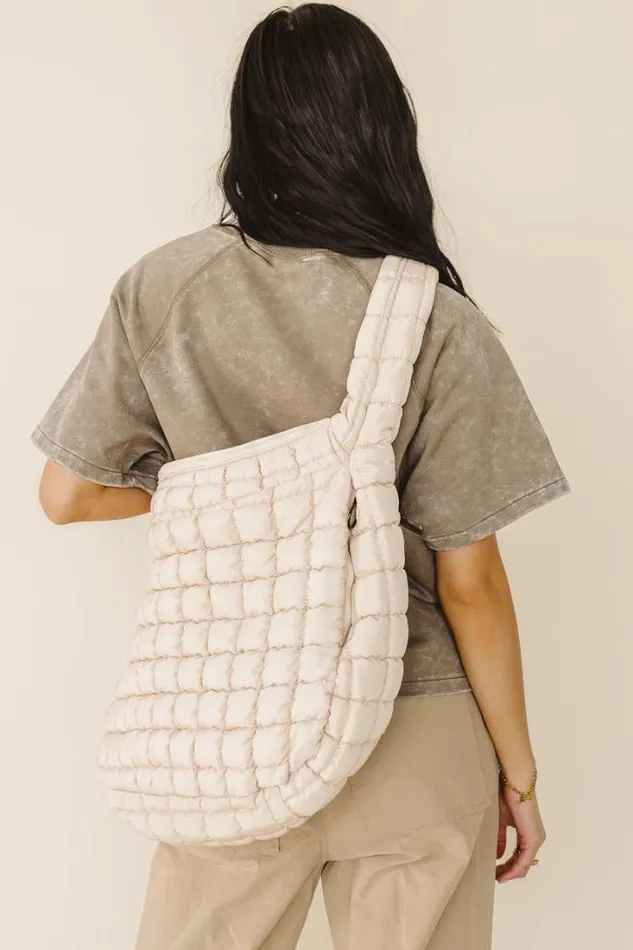 Bohme Bags Kiera Quilted Tote Bag In Ivory Ivory 8211 Women Bohme Bags Kiera Quilted Tote Bag In Ivory Ivory 8211 Women