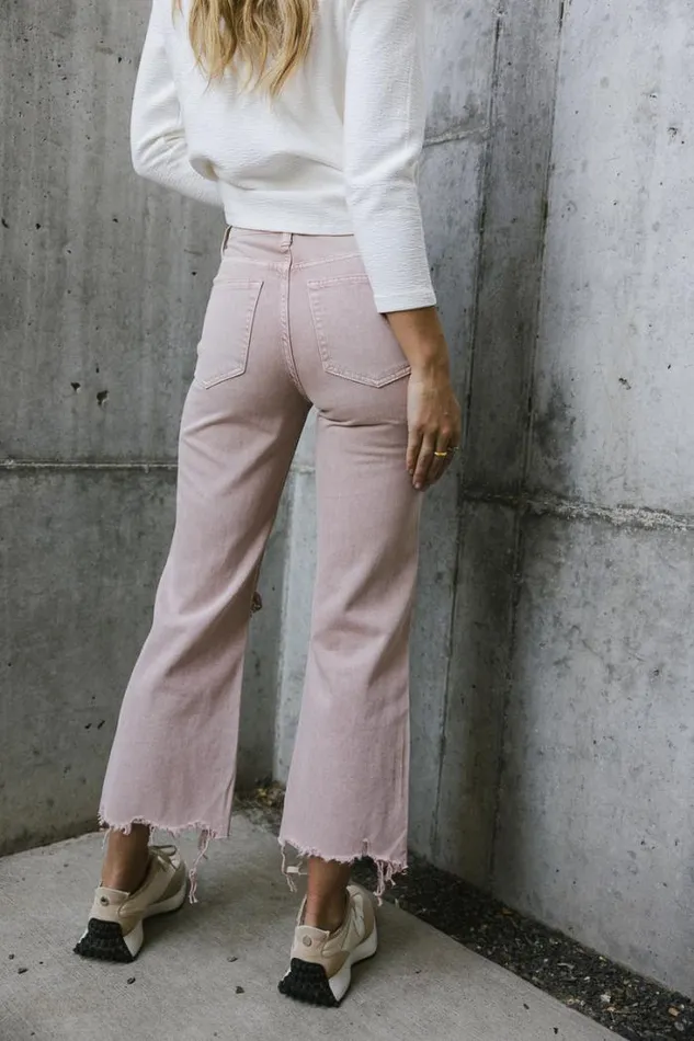 Bohme Denim Charlie Distressed Jeans In Rose Rose 8211 Women Bohme Denim Charlie Distressed Jeans In Rose Rose 8211 Women