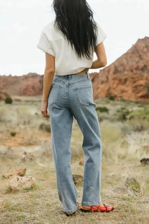Bohme Denim Haisley Dad Jeans Light Wash 8211 Women Bohme Denim Haisley Dad Jeans Light Wash 8211 Women