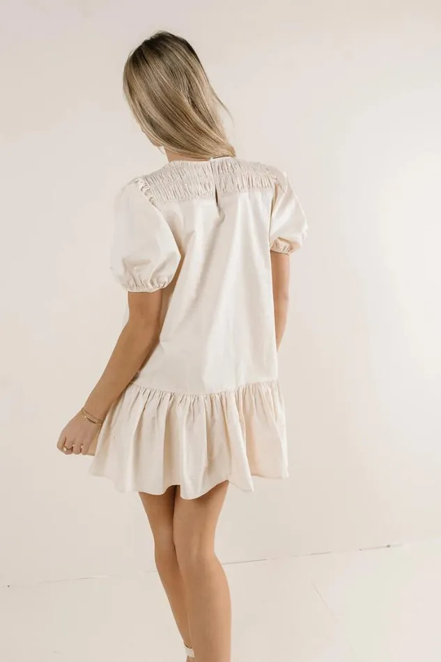 Bohme Dresses Amity Mini Dress Ivory 8211 Women