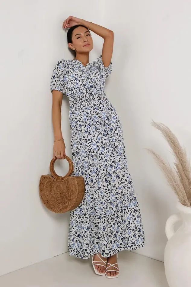 Bohme Dresses Billie Floral Maxi Dress Ivory 8211 Women Bohme Dresses Billie Floral Maxi Dress Ivory 8211 Women