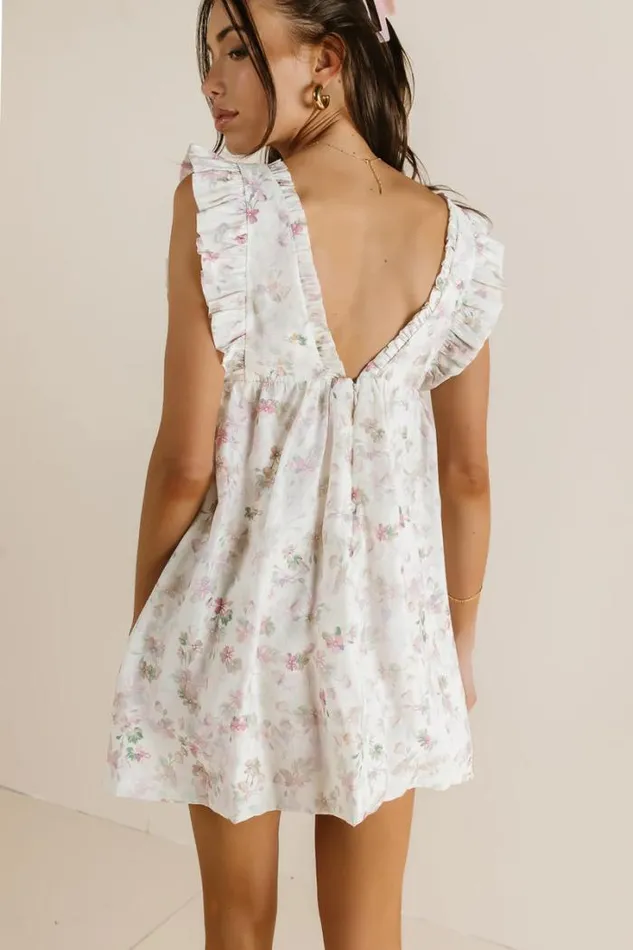 Bohme Dresses Cherry Blossom Babydoll Dress Ivory 8211 Women