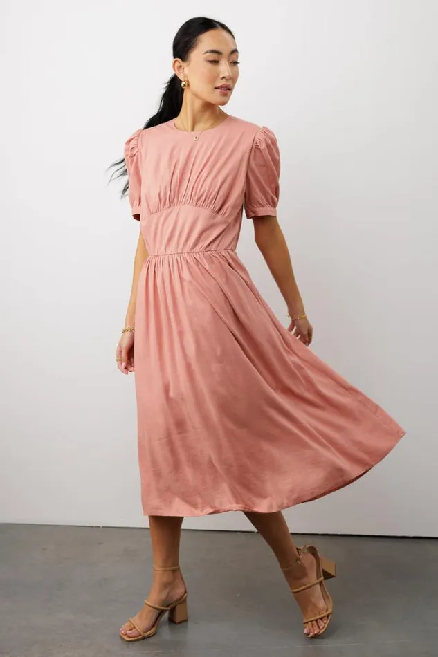 Bohme Dresses Cyrus Midi Dress In Pink Pink 8211 Women