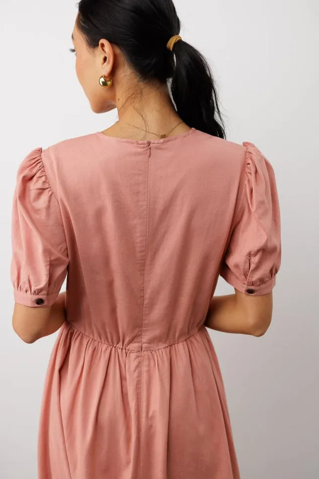 Bohme Dresses Cyrus Midi Dress In Pink Pink 8211 Women Bohme Dresses Cyrus Midi Dress In Pink Pink 8211 Women