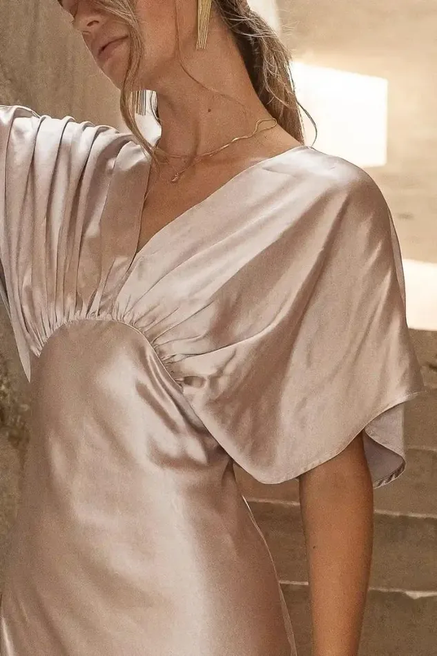 Bohme Dresses Elora Maxi Dress In Champagne 8211 Final Sale Champagne 8211 Women