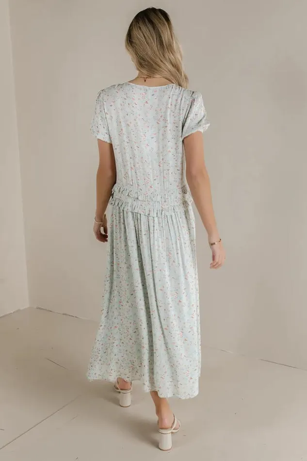 Bohme Dresses Evalina Floral Dress Light Blue 8211 Women