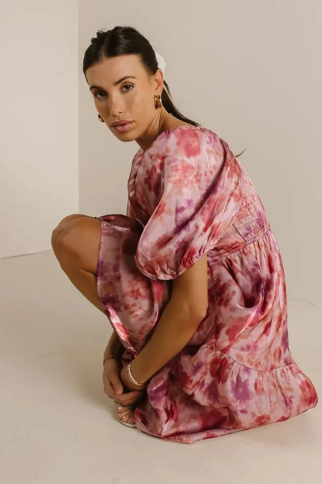Bohme Dresses In The Fields Midi Dress In Blush Blush 8211 Women Bohme Dresses In The Fields Midi Dress In Blush Blush 8211 Women