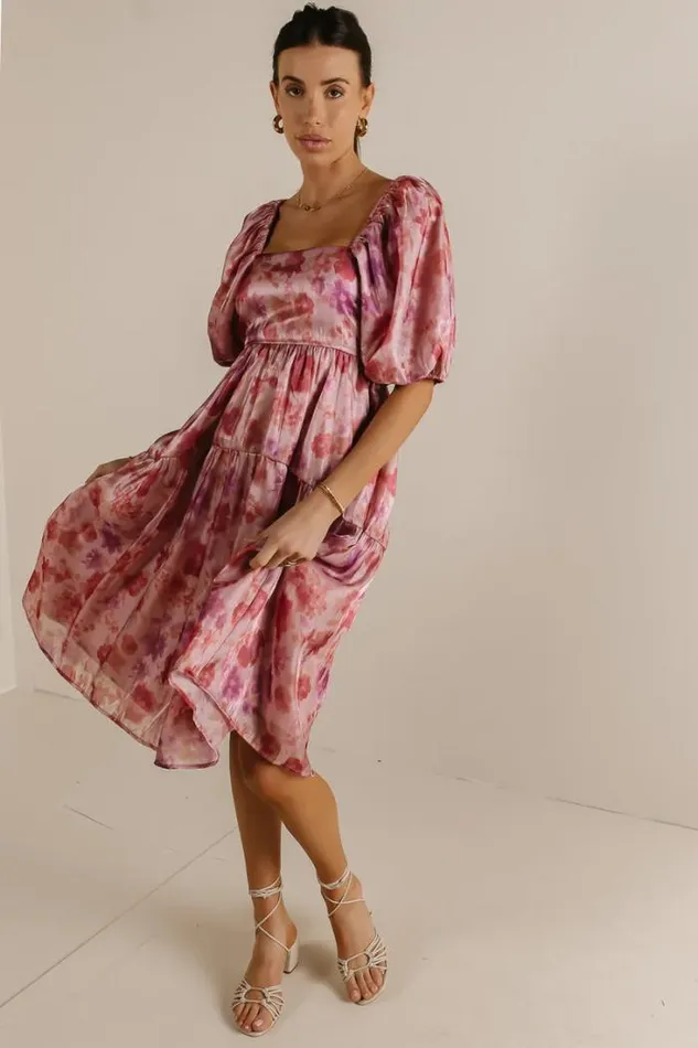 Bohme Dresses In The Fields Midi Dress In Blush Blush 8211 Women Bohme Dresses In The Fields Midi Dress In Blush Blush 8211 Women
