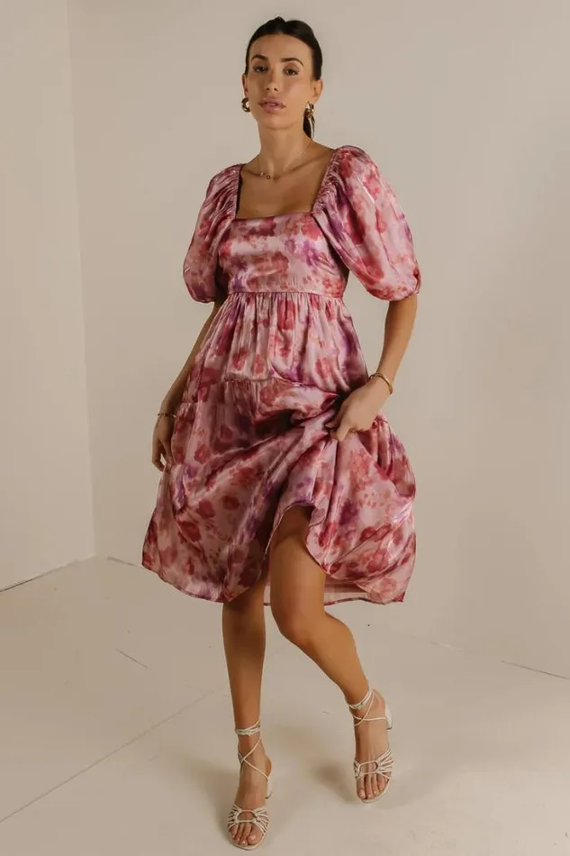 Bohme Dresses In The Fields Midi Dress In Blush Blush 8211 Women Bohme Dresses In The Fields Midi Dress In Blush Blush 8211 Women