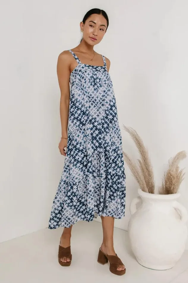 Bohme Dresses Janna Midi Dress Blue 8211 Women