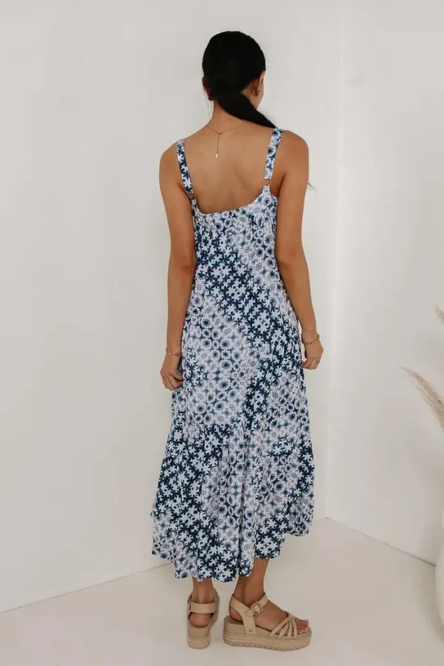 Bohme Dresses Janna Midi Dress Blue 8211 Women