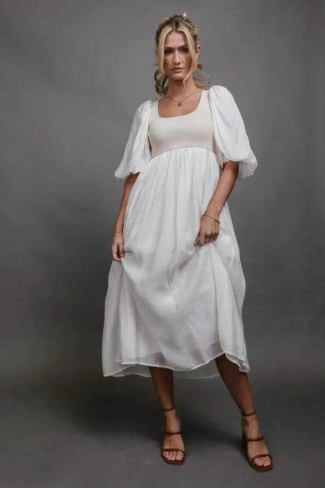 Bohme Dresses Juliet Puff Sleeve Dress In Natural Natural 8211 Women Bohme Dresses Juliet Puff Sleeve Dress In Natural Natural 8211 Women