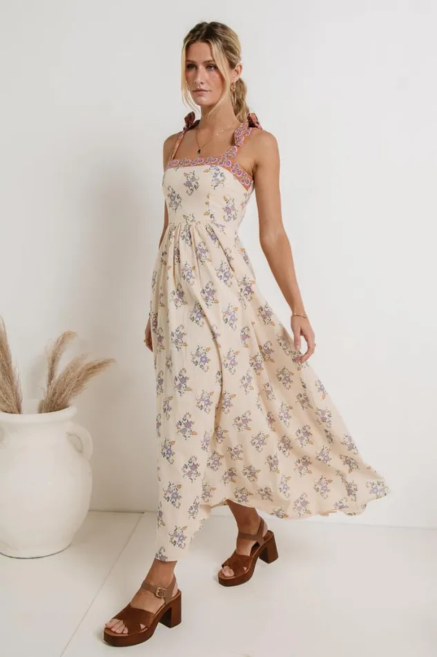 Bohme Dresses Laura Floral Maxi Dress In Cream Cream 8211 Women Bohme Dresses Laura Floral Maxi Dress In Cream Cream 8211 Women