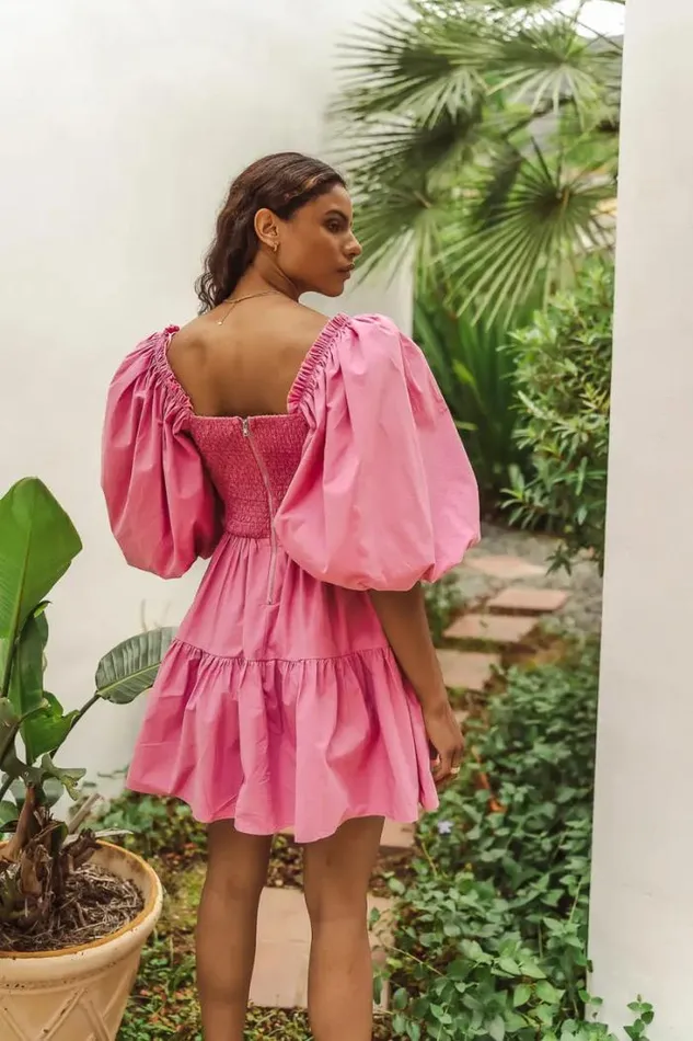 Bohme Dresses Litzy Mini Dress In Pink Pink 8211 Women