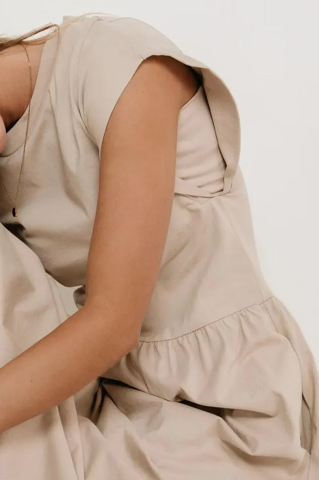 Bohme Dresses Louie Midi Dress In Beige Beige 8211 Women Bohme Dresses Louie Midi Dress In Beige Beige 8211 Women