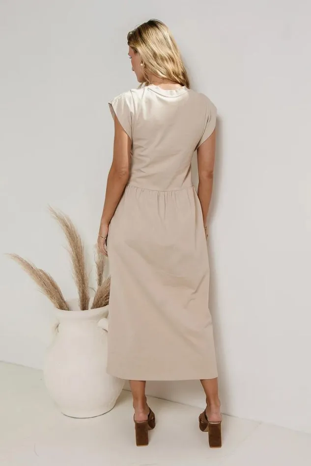 Bohme Dresses Louie Midi Dress In Beige Beige 8211 Women Bohme Dresses Louie Midi Dress In Beige Beige 8211 Women