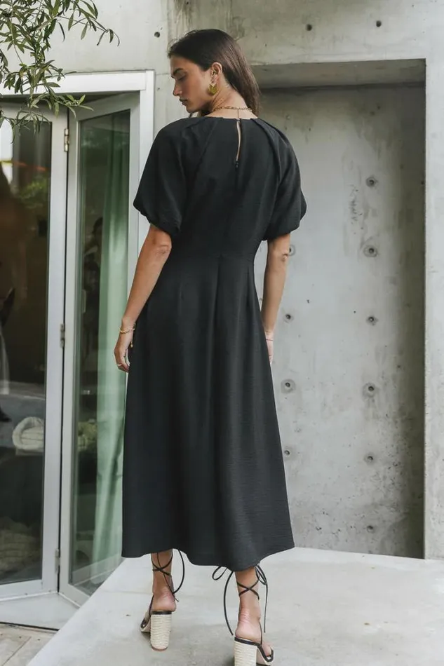 Bohme Dresses Maeve Midi Dress In Black Black 8211 Women