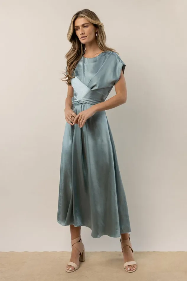 Bohme Dresses Rosalind Midi Dress In Blue Blue 8211 Women Bohme Dresses Rosalind Midi Dress In Blue Blue 8211 Women