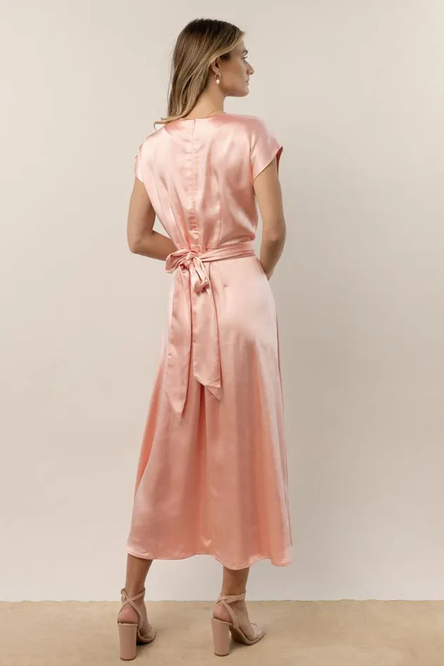 Bohme Dresses Rosalind Midi Dress In Pink Pink 8211 Women Bohme Dresses Rosalind Midi Dress In Pink Pink 8211 Women