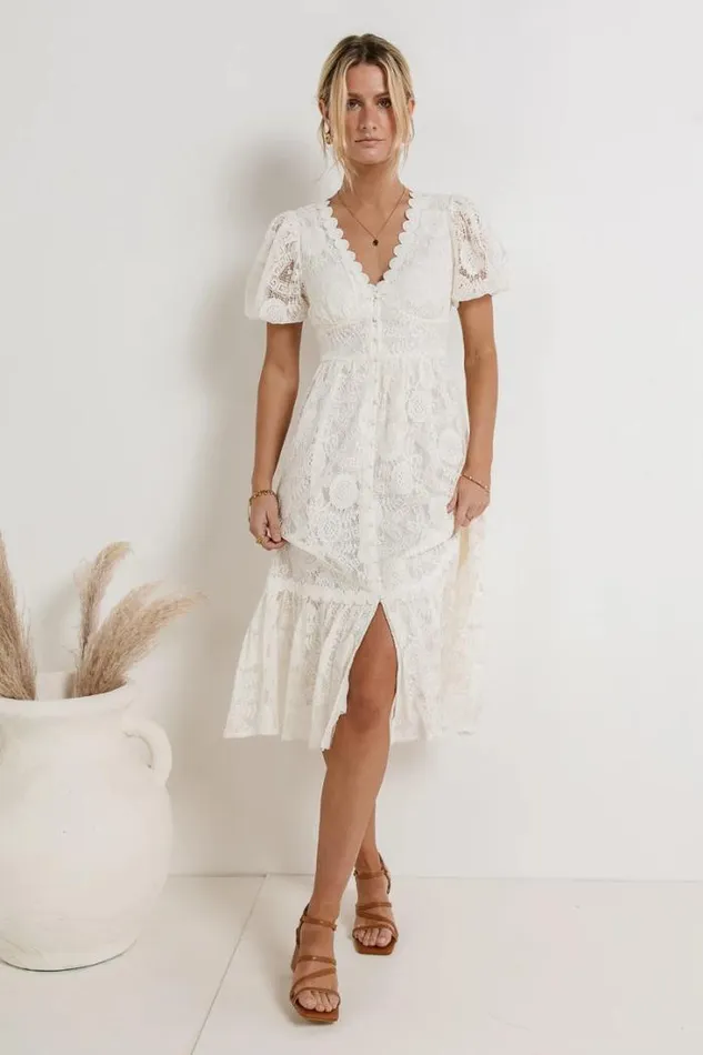 Bohme Dresses Rowan Lace Dress In White White 8211 Women Bohme Dresses Rowan Lace Dress In White White 8211 Women