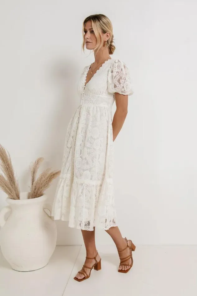 Bohme Dresses Rowan Lace Dress In White White 8211 Women Bohme Dresses Rowan Lace Dress In White White 8211 Women