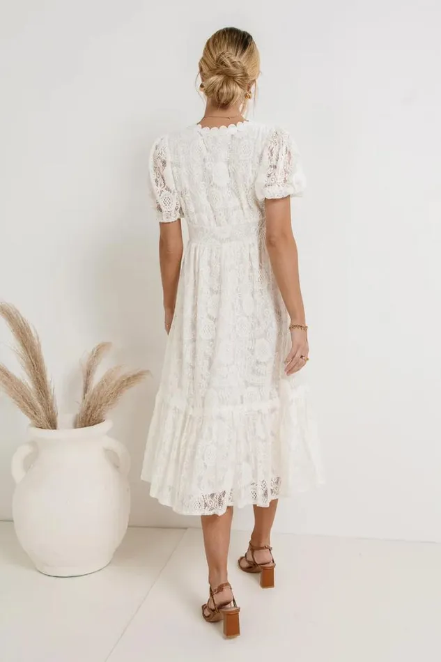 Bohme Dresses Rowan Lace Dress In White White 8211 Women Bohme Dresses Rowan Lace Dress In White White 8211 Women