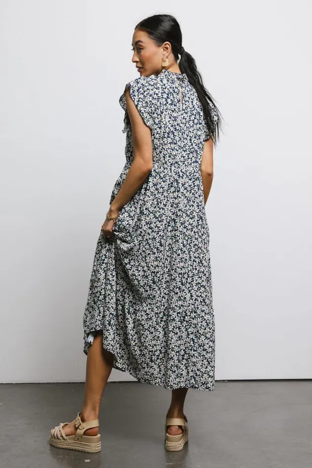 Bohme Dresses Sabyn Floral Dress In Navy Navy 8211 Women Bohme Dresses Sabyn Floral Dress In Navy Navy 8211 Women