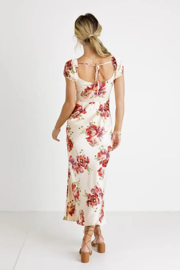 Bohme Dresses Smell The Roses Maxi Dress Cream 8211 Women Bohme Dresses Smell The Roses Maxi Dress Cream 8211 Women