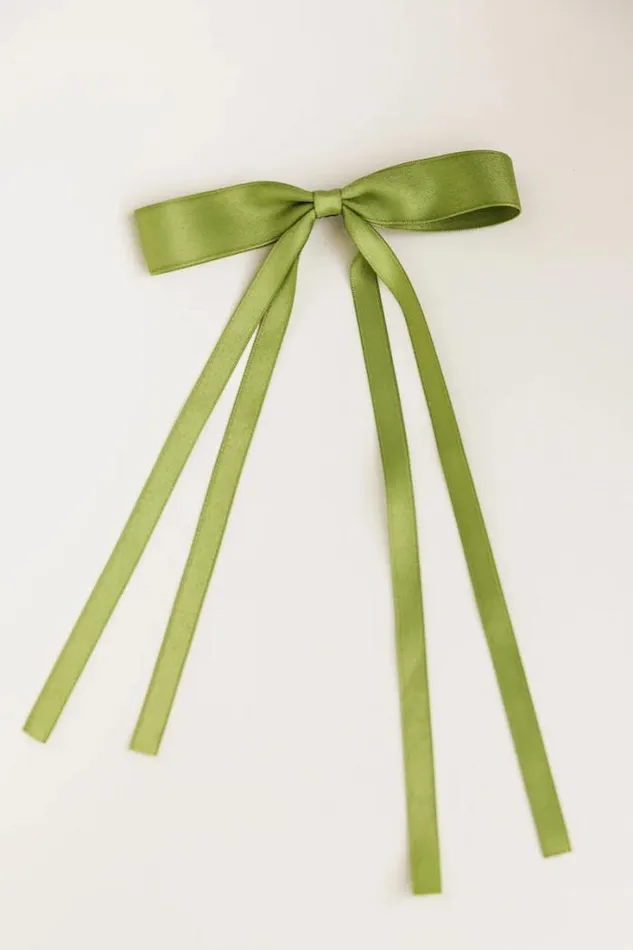 Bohme Hair Accessories Bow Hair Clip In Green Green 8211 Women