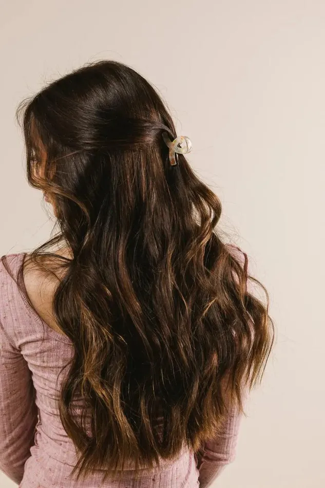 Bohme Hair Accessories Floral Claw Clip In Peach Peach 8211 Women