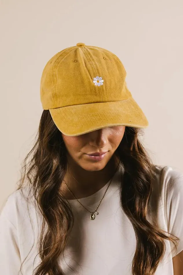 Bohme Hats and Caps Daisy Baseball Cap In Mustard Mustard 8211 Women Bohme Hats and Caps Daisy Baseball Cap In Mustard Mustard 8211 Women