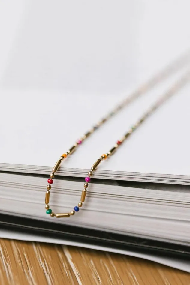 Bohme Jewelry Alexis Beaded Necklace Gold 8211 Women