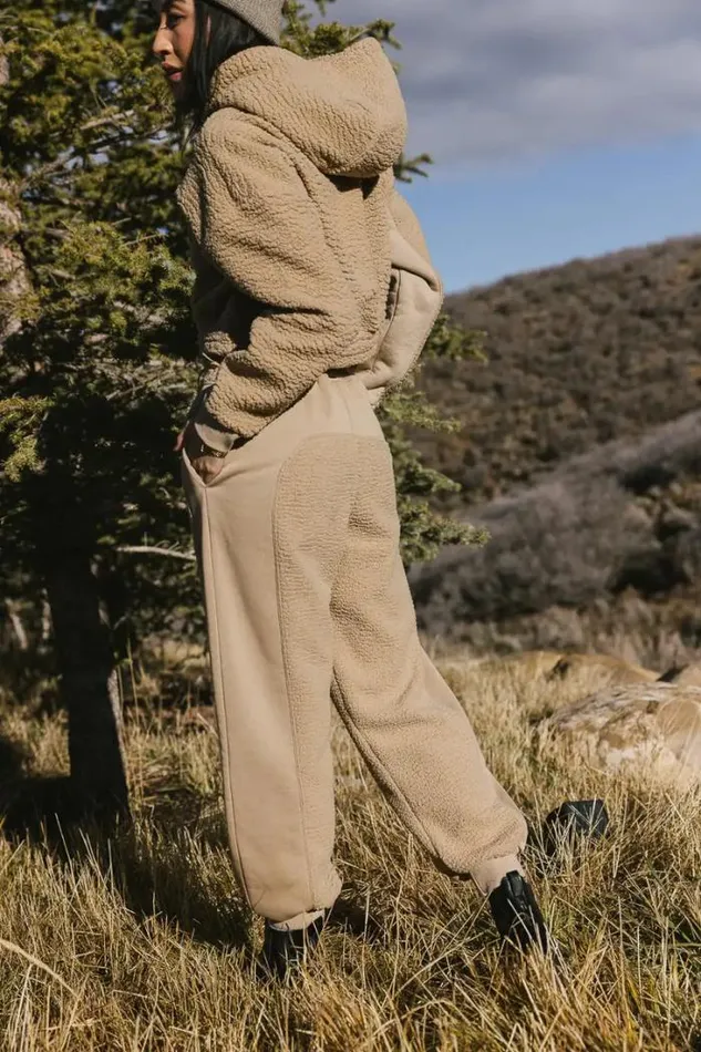 Bohme Loungewear Callie Sherpa Joggers In Camel Camel 8211 Women Bohme Loungewear Callie Sherpa Joggers In Camel Camel 8211 Women