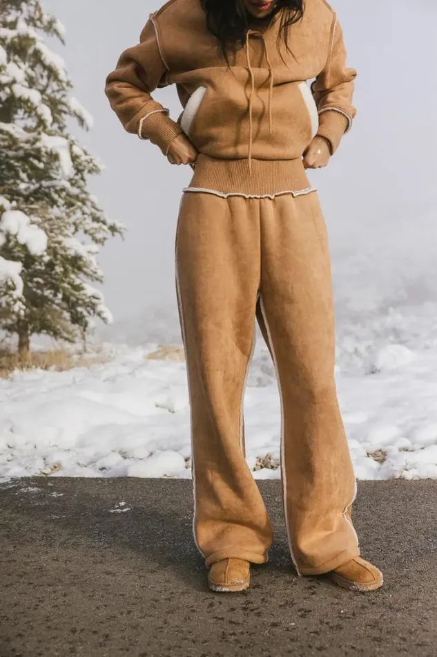 Bohme Loungewear Mattie Faux Shearling Pants In Camel Camel 8211 Women Bohme Loungewear Mattie Faux Shearling Pants In Camel Camel 8211 Women