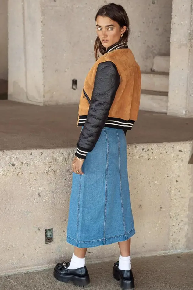 Bohme Outerwear BlankNYC Top Of Class Bomber Jacket Camel 8211 Women Bohme Outerwear BlankNYC Top Of Class Bomber Jacket Camel 8211 Women
