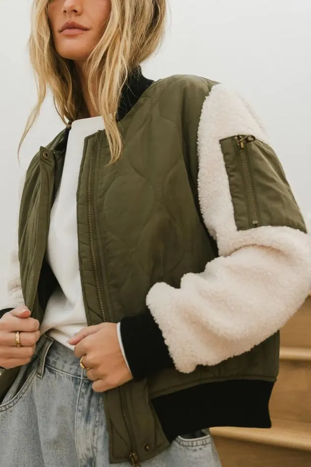 Bohme Outerwear Catching Feelings Bomber Jacket In Olive Olive 8211 Women Bohme Outerwear Catching Feelings Bomber Jacket In Olive Olive 8211 Women