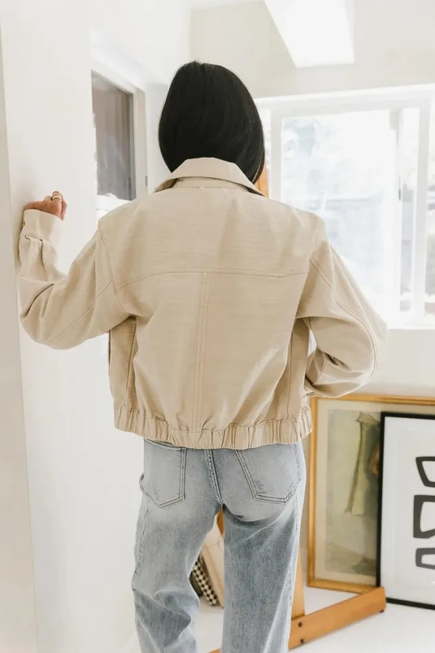 Bohme Outerwear Esme Lightweight Jacket In Natural 8211 FINAL SALE Natural 8211 Women Bohme Outerwear Esme Lightweight Jacket In Natural 8211 FINAL SALE Natural 8211 Women