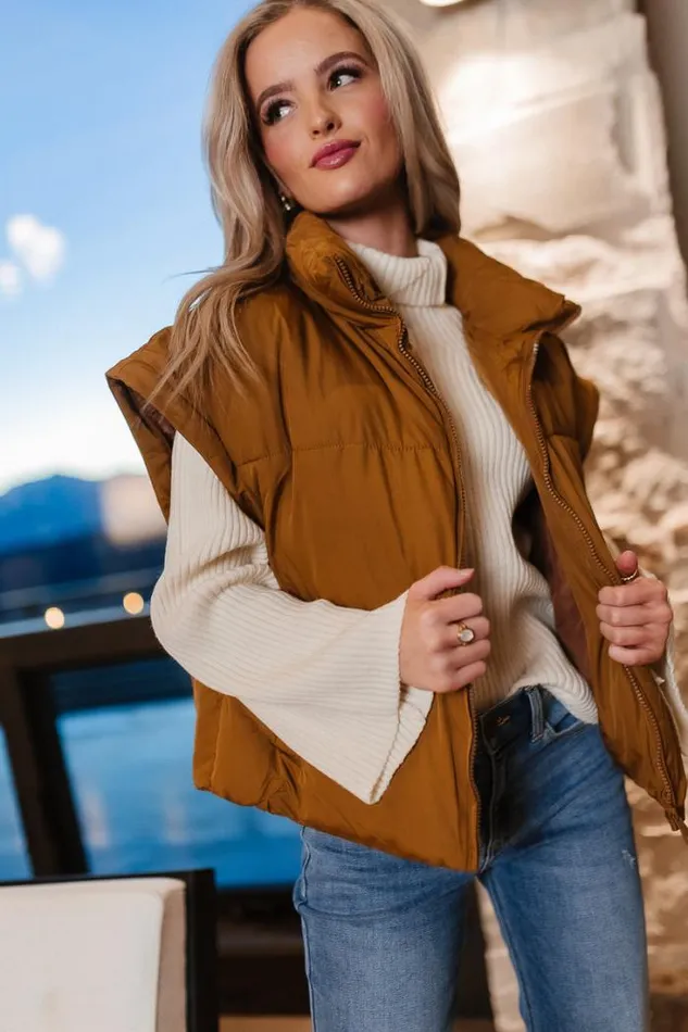 Bohme Outerwear Kai Detachable Sleeve Jacket In Brown Brown 8211 Women