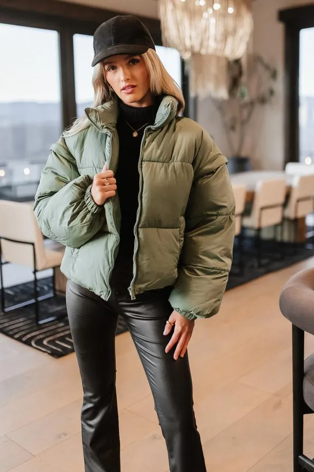 Bohme Outerwear Kai Detachable Sleeve Jacket In Sage Sage 8211 Women Bohme Outerwear Kai Detachable Sleeve Jacket In Sage Sage 8211 Women
