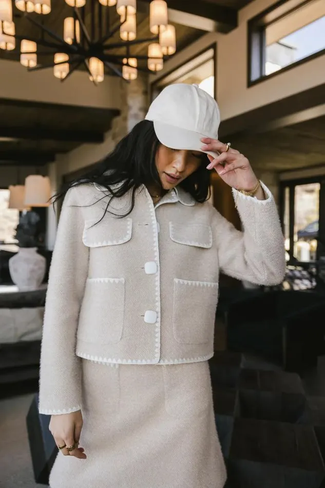 Bohme Outerwear Lola Fuzzy Jacket In Tan Tan 8211 Women