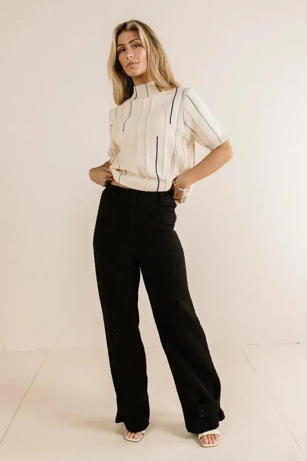Bohme Pants Scarlett Textured Pants In Black Black 8211 Women