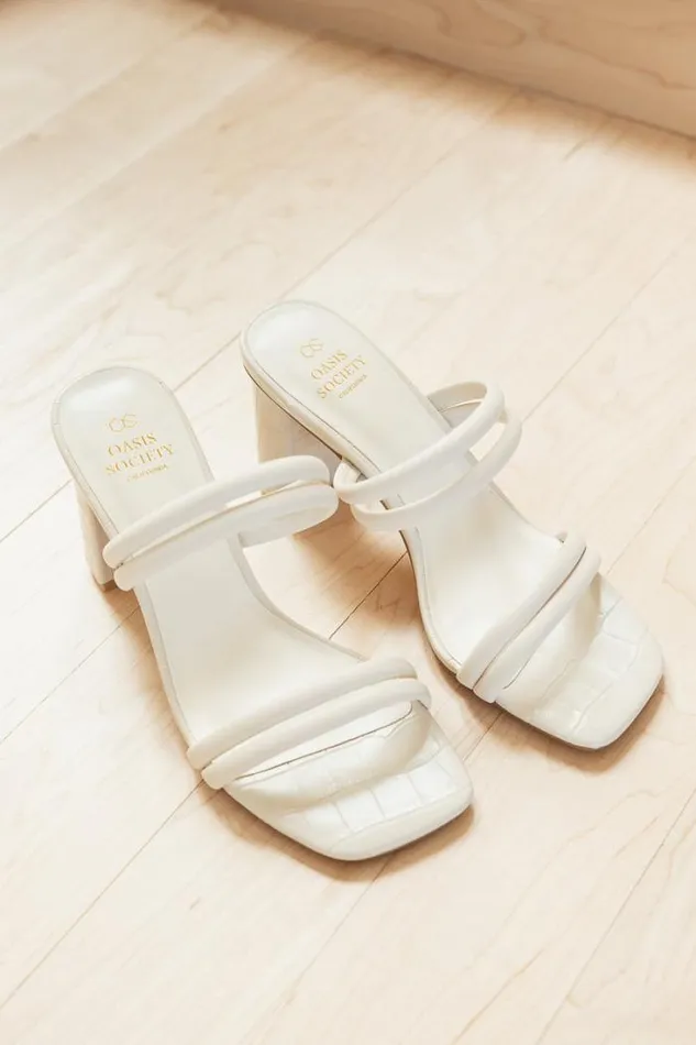 Bohme Shoes Angela Heels In Beige Beige 8211 Women