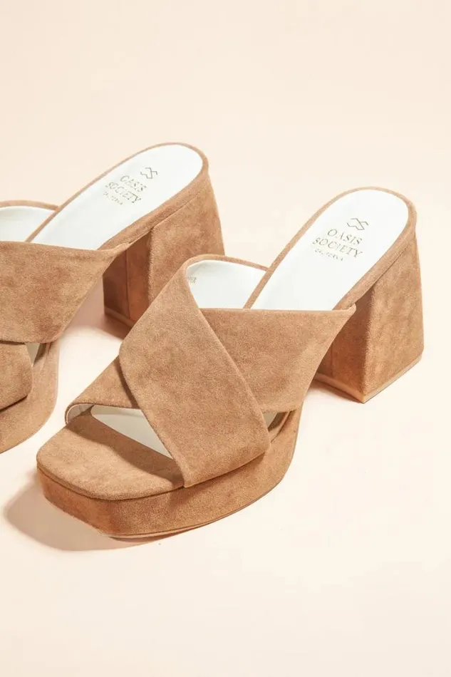 Bohme Shoes Carmen Platform Heels In Brown Brown 8211 Women