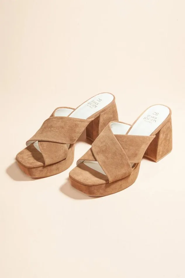 Bohme Shoes Carmen Platform Heels In Brown Brown 8211 Women