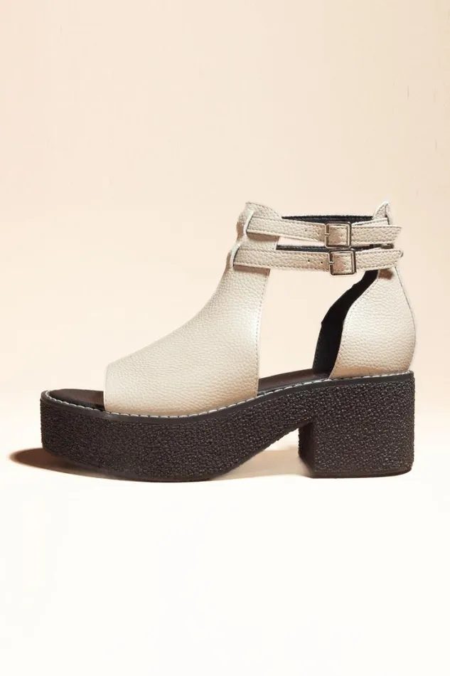 Bohme Shoes Elizabeth Heeled Sandals In Beige Beige 8211 Women