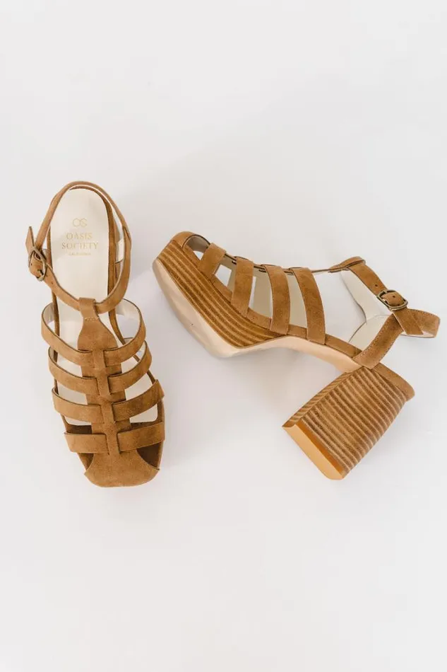 Bohme Shoes Hailee Platform Heels In Brown Brown 8211 Women