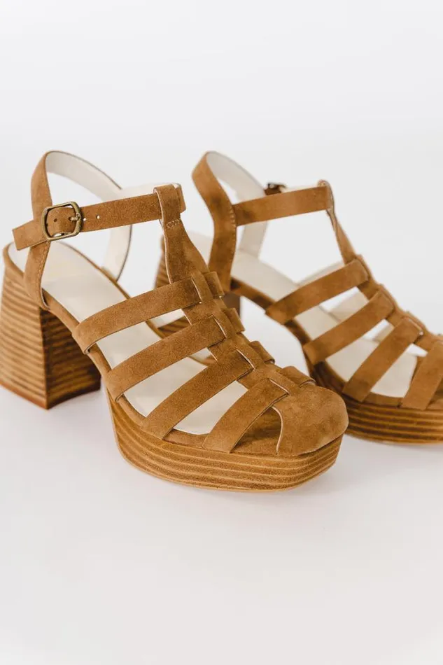 Bohme Shoes Hailee Platform Heels In Brown Brown 8211 Women