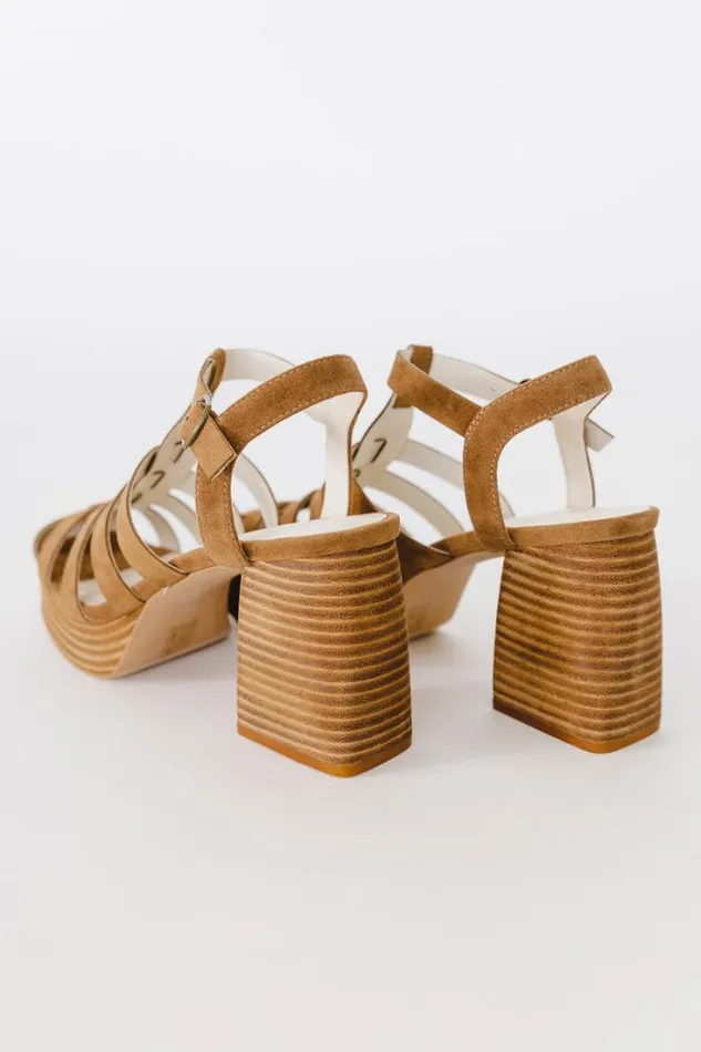 Bohme Shoes Hailee Platform Heels In Brown Brown 8211 Women