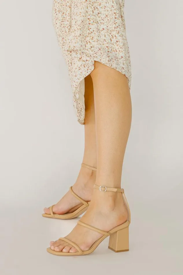 Bohme Shoes Kira Heels In Nude Nude 8211 Women