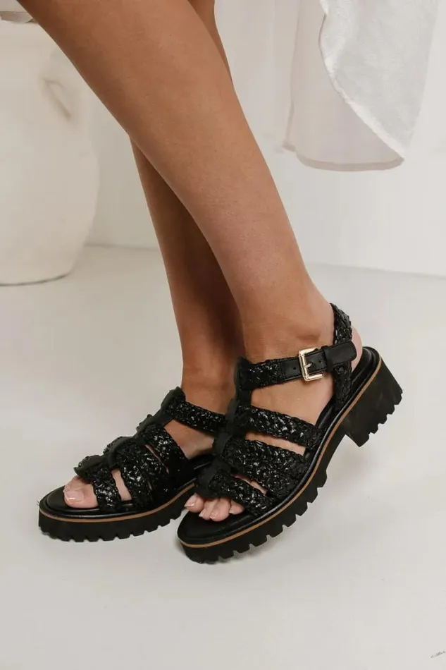 Bohme Shoes Seychelles Chickadee Sandals In Black Black 8211 Women